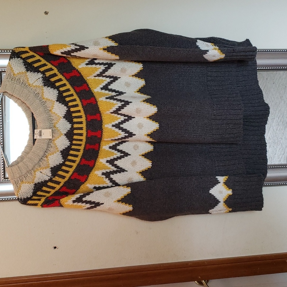 NWT. Aerie Fairisle Winter Sweater. Large